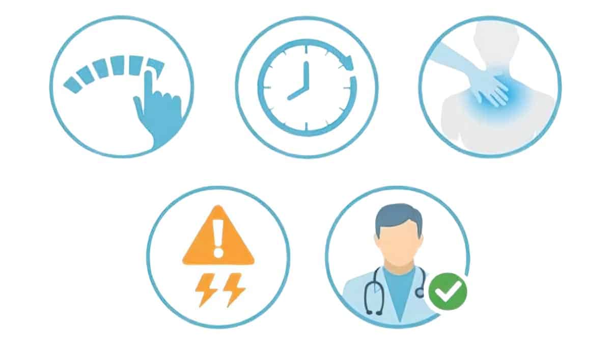 Bonnes pratiques pour utiliser un appareil de massage en toute sécurité