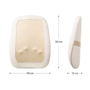 Dimensions du coussin de massage pour le dos : 40 × 50 × 12 cm